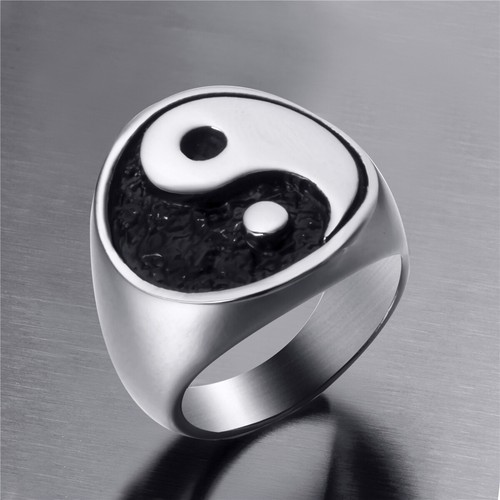Anello uomo yin yang - uomo,