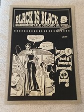 FANZINE BLACK IS BLACK QUADRIMESTRALE DEDICATA AL FUMETTO NERO  N. 2 SECONDA ED