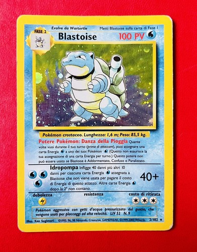 Lotto carte pokemon - carte, blastoise