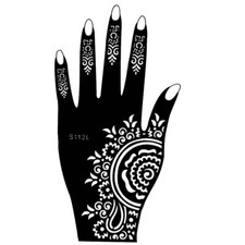 Stencil tatuaggio henné mano
