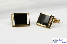 Gemelli In Oro 585 Con Onice