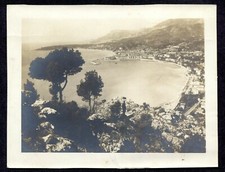 photo ancienne . Mentone from