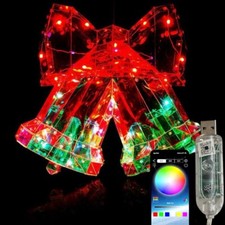 Figura luminosa 3D Led per decorazioni natalizie USB luci bluetooth gestite APP