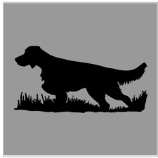  adesivo cane caccia setter inglese  dog hunting sticker decal autocollant