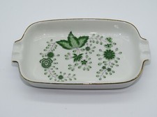 Fine porcellana Hollohaza. Hungary portacenere, dipinti a mano. Lunghezza 17 cm.