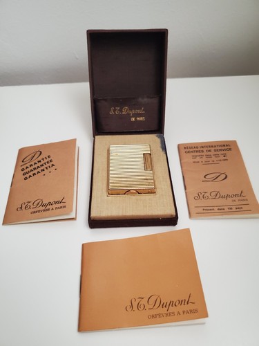 Dupont accendino oro - dupont, d'oro