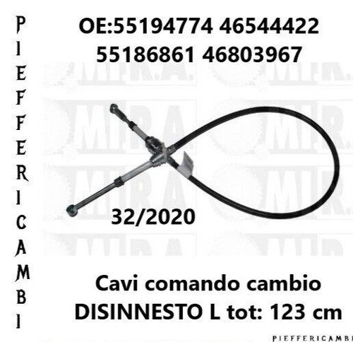 Cavo disinnesto comando - cavo,