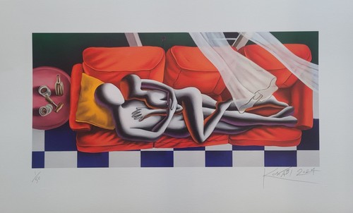 Mark kostabi serigrafia - kostabi,