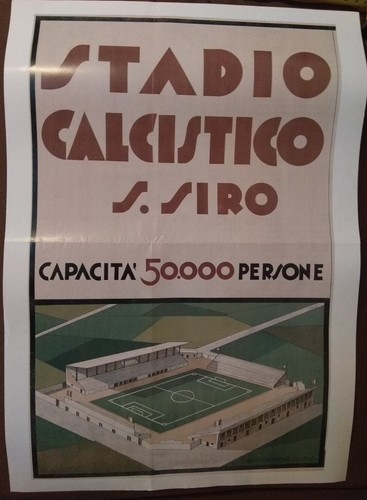 Locandina stadio calcistico - stadio,