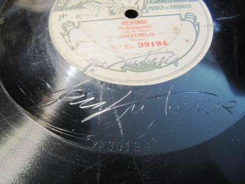 1905 signed jan kubelik - jan, violin