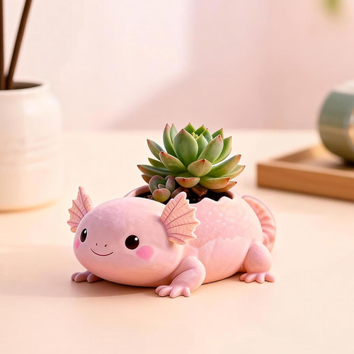 Axolotl fioriera stampo - fioriera,