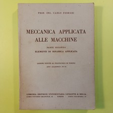 MECCANICA APPLICATA ALLE