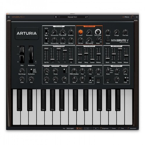 Arturia minibrute virtual - arturia, v