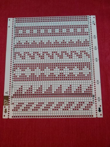 Passap punchcard set - a, da