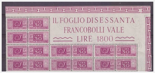 Italia pacchi postali - -, ruota