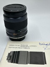 Obiettivo Minolta MC W.Rokkor