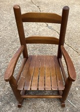 Sedia a dondolo vintage