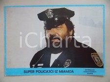 1985 MIAMI SUPERCOPS Bud SPENCER in costume da poliziotto *Lobby card ED. CROATA