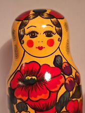 Vecchia MATRIOSKA, MATRIOSCA vintage- in legno,4 pezzi Dipinta a Mano