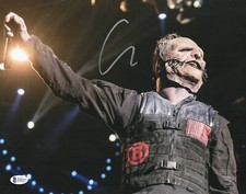 COREY TAYLOR SIGNED AUTOGRAPH 'SLIPKNOT' 'STONE SOUR' 11X14 PHOTO BECKETT 202