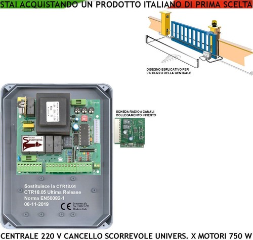 Centrale cancello scorrevole - cancello,