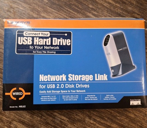 Linksys nslu2 network storage - linksys,
