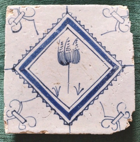 Piastrella olandese blu