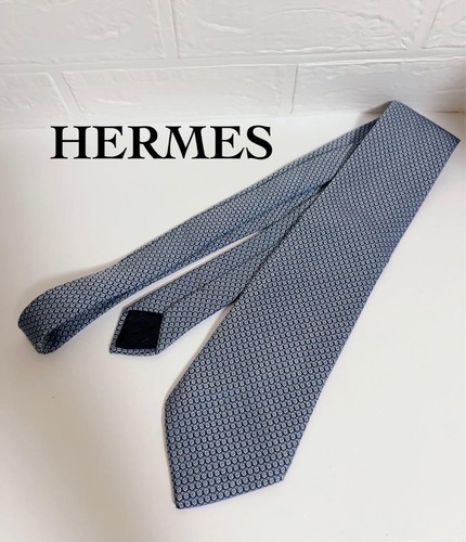 Cravatta hermes blu 100 seta - blu,