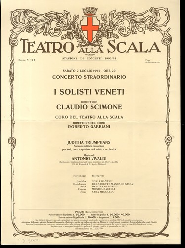 Teatro alla scala locandina - scala,
