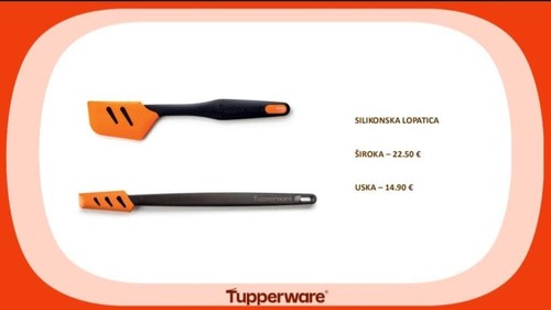 Tupperware spatole silicone
