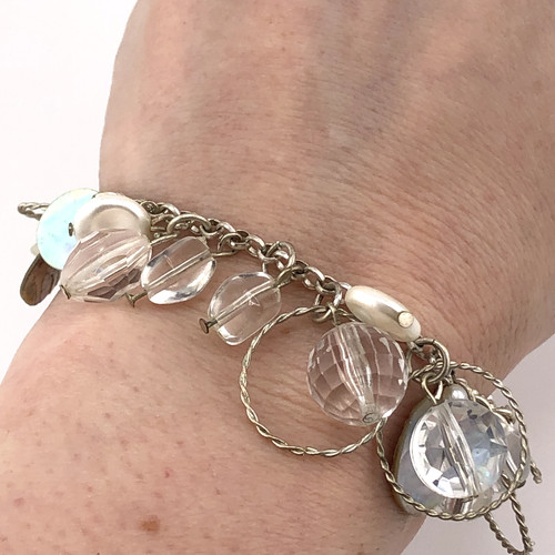 Bracciale charm perline tono - charm,