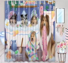 Tenda doccia cane Halloween