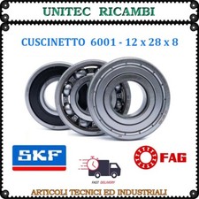 SKF / FAG Cuscinetto 6001 - 12x28x8 Aperto / 2Z / 2RS / standard / C3