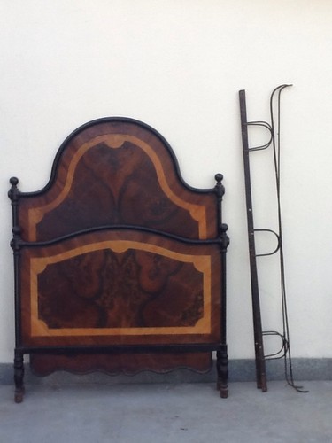 Letto ferro epoca fine 800 - epoca,