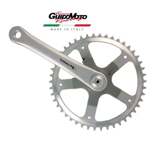Guarnitura pedivelle alluminio - guarnitura,