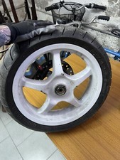 Cerchio Ruota Anteriore In Lega MBK Nitro - Yamaha Aerox 50cc Nero ORIGINALE