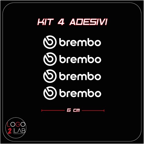 Kit adesivi brembo logo - kit,