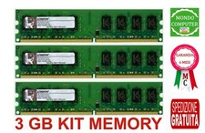 3 GB KIT MEMORIA / RAM DDR (3