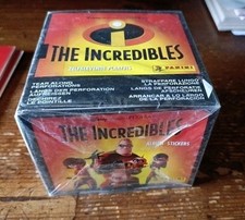 Panini Pixar Gli incredibili BOX NUOVO SIGILLATO Sticker Box 50 Bustine