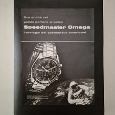 1967 Omega Speedmaster - Original AD Advertising 26x33 Pubblicità Vintage