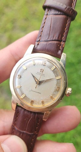 Vintage omega seamaster 14k - vintage,