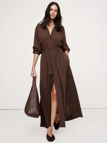Maxi camicia banana republic - maxi,