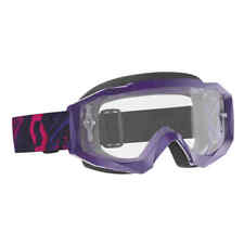 Occhiali Scott Hustle X MX viola rosa nero motocross downhill bike MX
