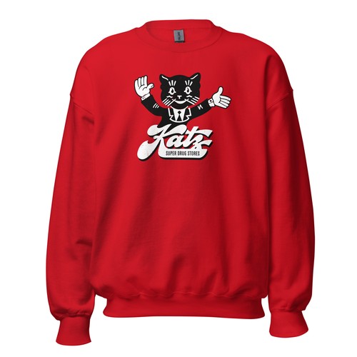 Felpa girocollo unisex retrò