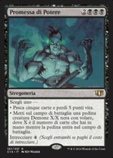 MTG PROMISE OF POWER EXC - PROMESSA DI POTERE - CMD2014 - MAGIC