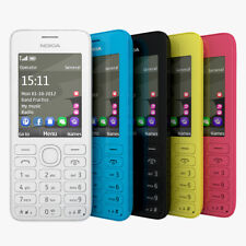 Telefono sbloccato originale Nokia 206 2060 2G doppia SIM MP3 1,3MP fotocamera bianco 2,4""