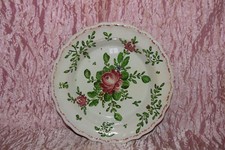 PIATTO fondo maiolica alla rosa Pesaro Molaroni cm. 22 (8) V3 plate  ^