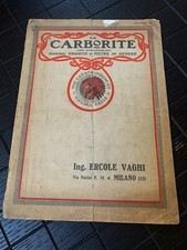 LA CARBORITE X LAVORAZIONI MARMO GRANTIO PIETRE E.VAGHI MILANO CATALOGO EPOCA