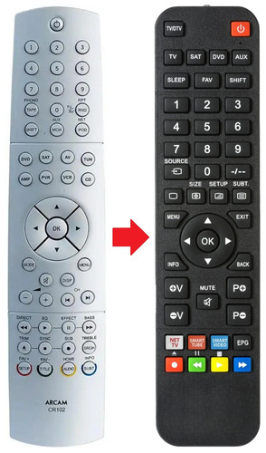 Telecomando adatto per arcam - telecomando,