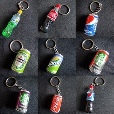 PORTACHIAVI COCA COLA LATTINA SPRITE FANTA STARUCKS PEPSI HEINEKEN ACCESSORI